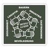 Spreadshirt Bauernprotest Bauerndemo Unterstützen Aufkleber Sticker, 10 x 10 cm,