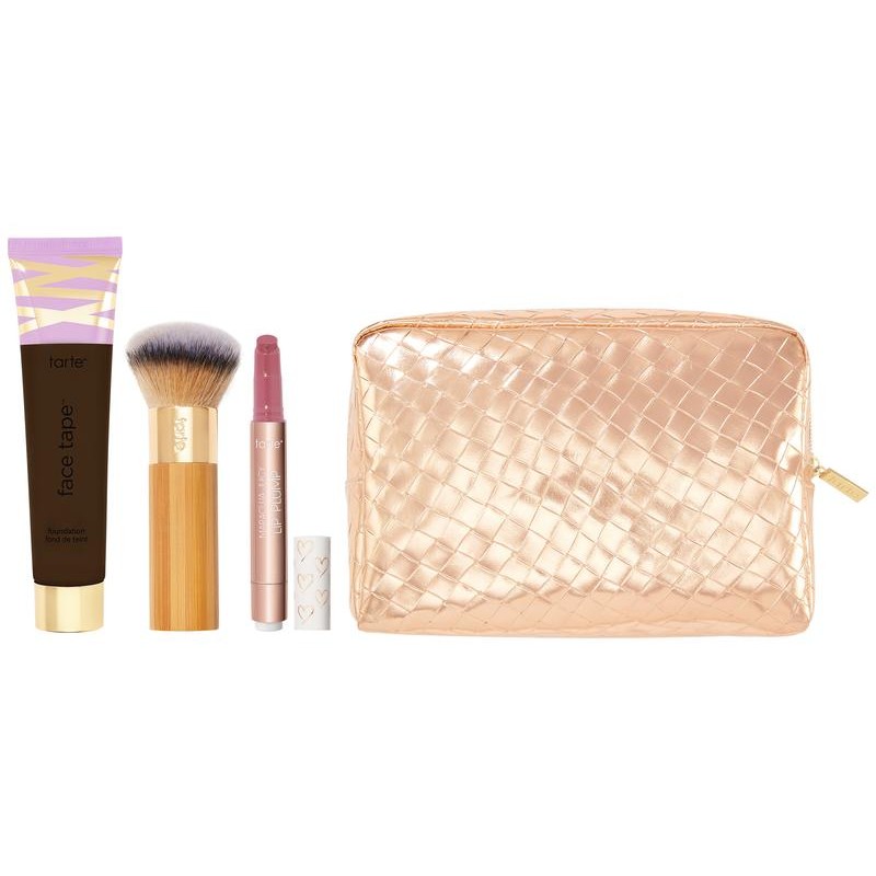 tarte Super- Size Face Tape Foundation 3-Pc Kit with Bag:_44N
