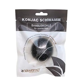 Konjac bamboo charcoal sponge for skin impurities