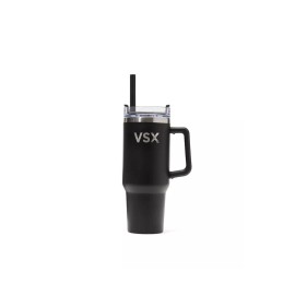 Victoria's Secret VSX Stainless Steel Quencher 40oz Tumbler with Straw Black NEW