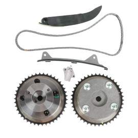 ZumuraAuto Engine Timing Chain Kit for 2014-2016 Elantra, 2016-2019 Sonata, 2014-2020 Tucson Cam Phaser VVT Set 2.0L G4NC G4NA Replace# 24321-2E200 244302E000 24410-2E000 24420-2E200 24430-2E000