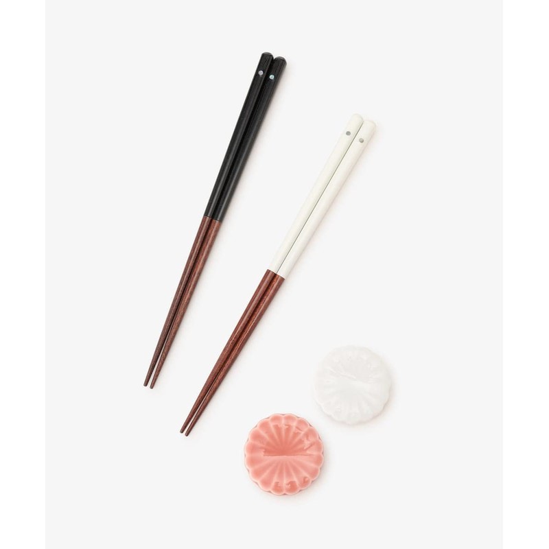 Afternoon Tea Living HC86 Wakasa Lacquer Antibacterial Couple Chopsticks &