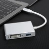 Cable Adapter Converter 4 in 1 TypeC to HDMI DVI