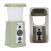 Camping Lamp Hand Cranked Solar Power Indicator LED IPX3 Waterproof