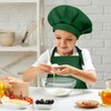 BOUBONI Kids Apron and Chef Hat Set Adjustable Child Art