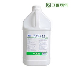 그린 과산화수소수 4L 상처 소독 과산화수소 Green Hydrogen Peroxide 4L Wound Disinfection Peroxide