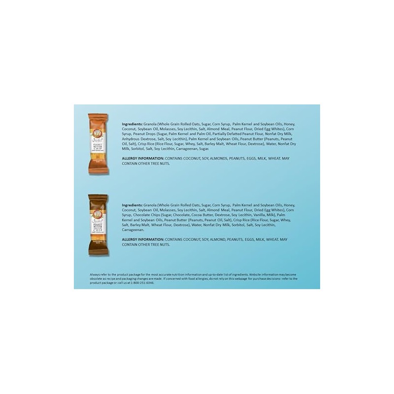 Sunbelt Bakery Peanut Butter Lovers Pack, 2 Flavor Chewy Granola