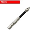 High-Magnetic Screwdriver Drill Bit Set,Screwdriver Bit Alloy Steel Anti-Slip Long