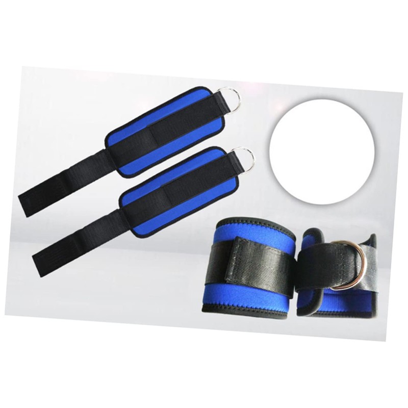 BIUDECO Fitness Ankle Straps Set 2pcs D-Ring Ankle Calfs Band