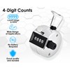 DS. DISTINCTIVE STYLE Handheld Tally Counter 1.8" Metal Mechanical Clicker