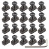 24 Pack Mlok T-Nuts & Screws Replacement Sets M4 Steel,