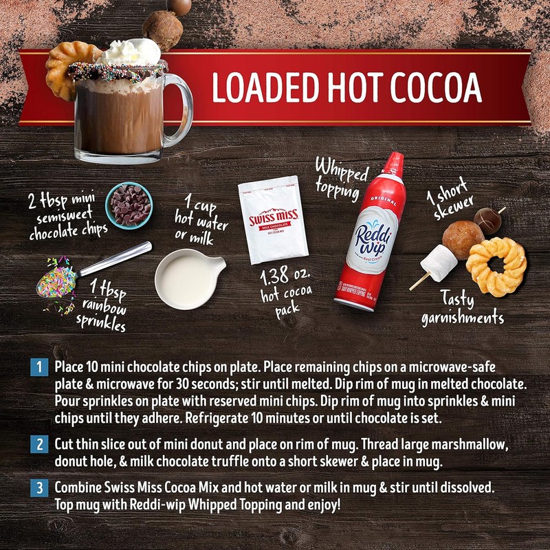 Swiss Miss Milk Chocolate Flavor Hot Cocoa Mix Canister, 45.68