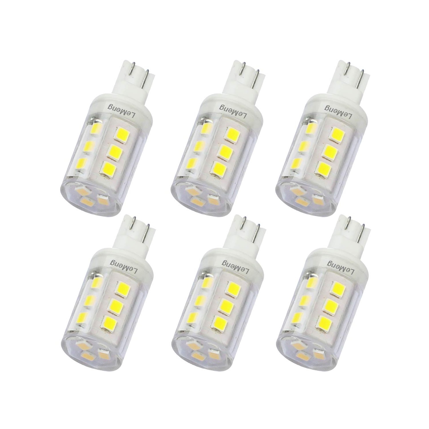 LeMeng 3W T10 Wedge Base RV 921 LED Light Bulb 12VAC/DC Landscape ...