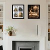 QOTIB 12x16 Collage Picture Frame Black, Display 4 Pcs 5x7