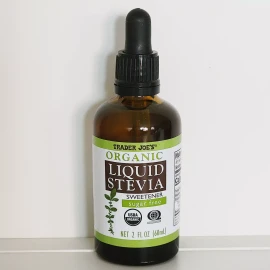 Trader Joes Organic Liquid Stevia Sweetener Sugar Substitute 2 oz - Pack of 1