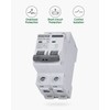 Chtaixi AC Miniature Circuit Breaker, 6 Amp 120V/240V 2 Pole