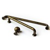 French Furniture Fittings Set of 6 Deep Antique Brass Kitchen