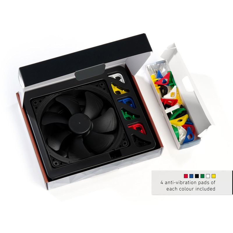 Noctua NF-A14 PWM chromax.black.swap, Premium Quiet Fan, 4-Pin (140mm, Black)