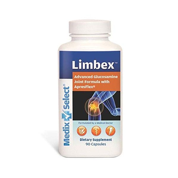 Limbex (90 Day Supply) Glucosamine & Chondroitin with Tumeric for Joint Health