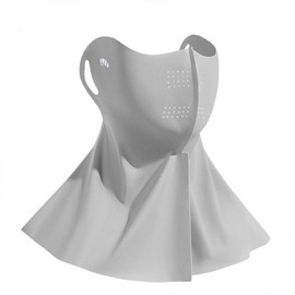 Summer Cooling Breathable Sun Protection Neck Gaiter for Cycling & Running Washable Black 10ea