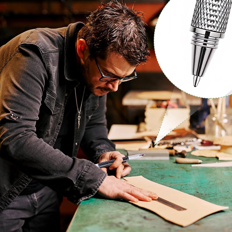 2Pcs Multi Tool Pen Gifts for Men, 6 in 1
