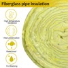 Fiberglass Pipe Insulation Foil Backed Fiberglass Pipe Insulation Wrap for