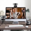 1080P Webcam with Microphones and Speakers, Digital High Definition USB