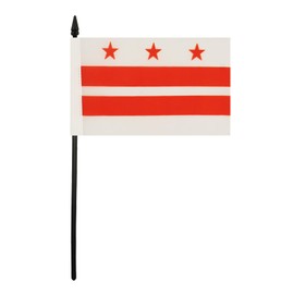 AZ FLAG - Table Flag Washington DC - 15 x 10 cm - District of Columbia Table Flag 10 x 15 cm - Flags