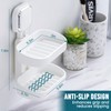 TAILI Double Layer Soap Dish for Shower, Max Hold 5