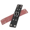 2pcs Wide PU Leather Bracelet Wrist Cuffs Punk Cuff Bracelet