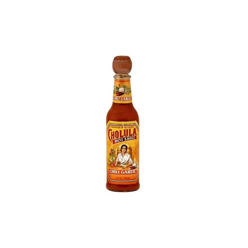 Cholula Chili Garlic Hot Sauce 5oz. (Pack of 3)