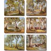 Cinnamon CMC381 Redgum Country Drink Coasters