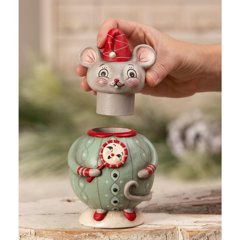 Bethany Lowe Spencer Squeak Dreams Jar 6.5" A Johanna Parker