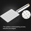G1/2in Thread Handheld Shower Head High Pressure Square Shower Sprayer
