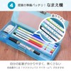 Sakura Crepas GE2B6-C Shikakata Pencil, Elementary School Stationery, 2B, Hexagonal