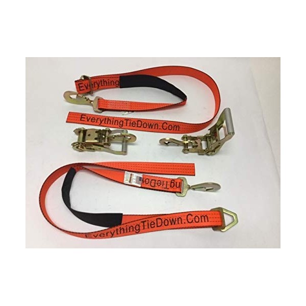 2” x 8’ Ratchet Axle Strap Assembly with Twisted Snap