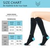 fenglaoda Compression Socks Women Men 4 Pairs, Knee High Support