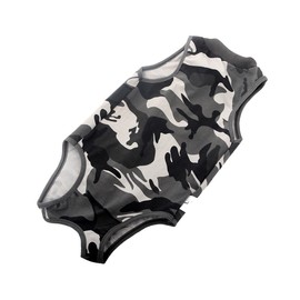 VIZAUZIE Pet Protection Clothing Recovery Suit Vest Surgery for Use After Sterilisation Animal Skin Diseases for Dogs Cats Puppy Camouflage S