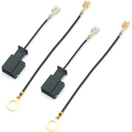 NEOGET Car Horn Connector Adapter Wiring Harness, Compatible with Toyota, 2 Pack Pigtail Converter for Universal to OEM Horn Replacement (Toyota)