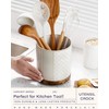 getstar 360° Rotating Kitchen Utensil Holder, Large Ceramic Cooking Utensil