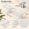 Over Faucet Bathroom Shelf for Sink Organization – No-Drill U-Shaped