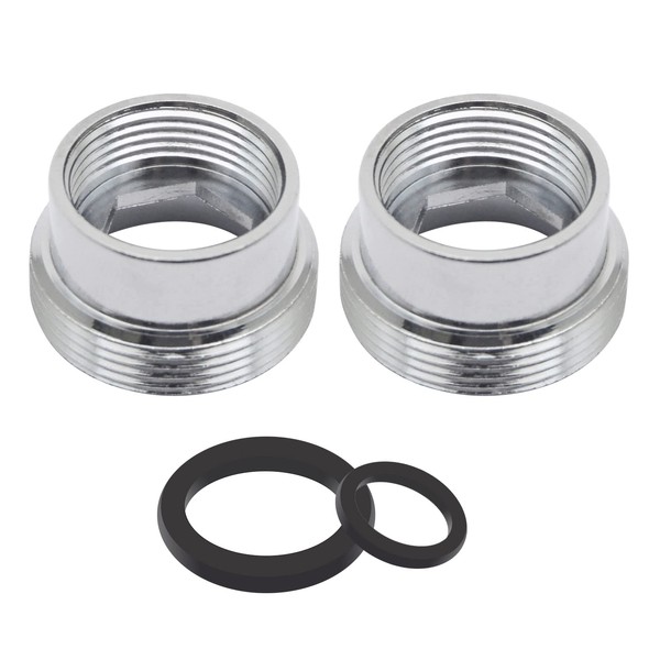 2 Pcs 16mm - 22mm Faucet Adapter Tap Aerator Connector