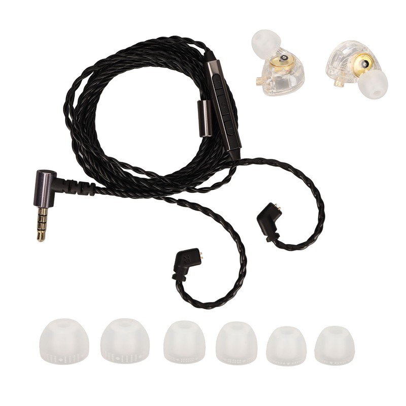 HiFi Wired Earbuds Stereo Dynamic Hybrid 3.5mm Wired Monitor Earbuds