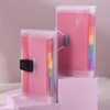 2 Pack Flash Card Holder Rainbow 13 Pockets A6 Accordon