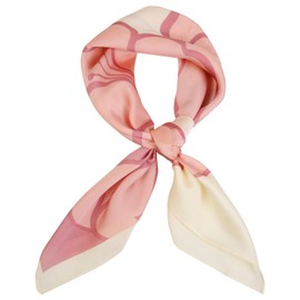 AIBFRID 27.5" Head Scarf for Women, Large Square Satin Hair Scarf Neck Silk Scarves Hair Wrap Bandanas For Sleeping