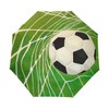 Oyihfvs Soccer Ball On Net Again Green FieldAuto Open/Close Folding