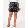 The Drop Women's Flora Sequin Mini Skirt Pewter, M
