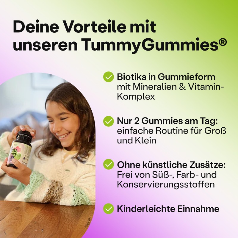 fairment Tummy Gummies Gummies with Probiotic Cultures Bacillus Subtilis and