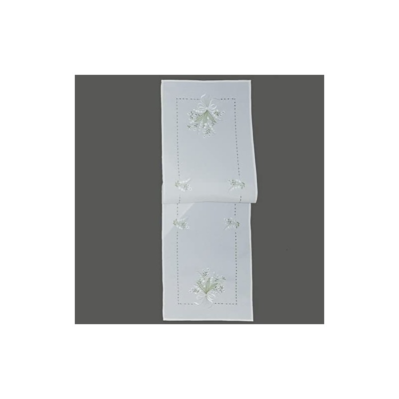 Raebel OHG Table Runner 40 x 140 cm with Embroidery