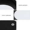 JDONG LED Ceiling Light 24 W Black Ceiling Light 4000